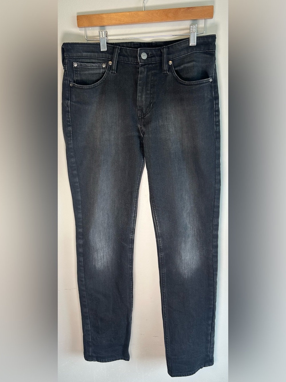 Levi's 511 Commuter Jeans Men’s Slim Stretch Fits 32X32 Black Denim Levis